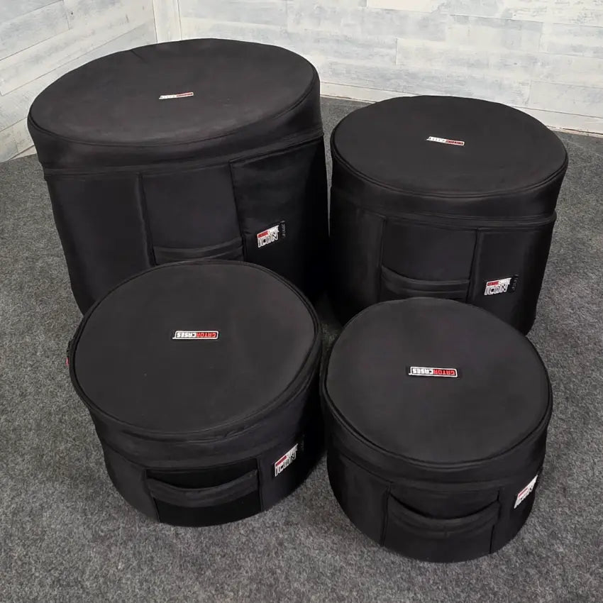 Used Gator Icon 4pc Fusion Bag Set - Very Good - Drum Center Of Portsmouth