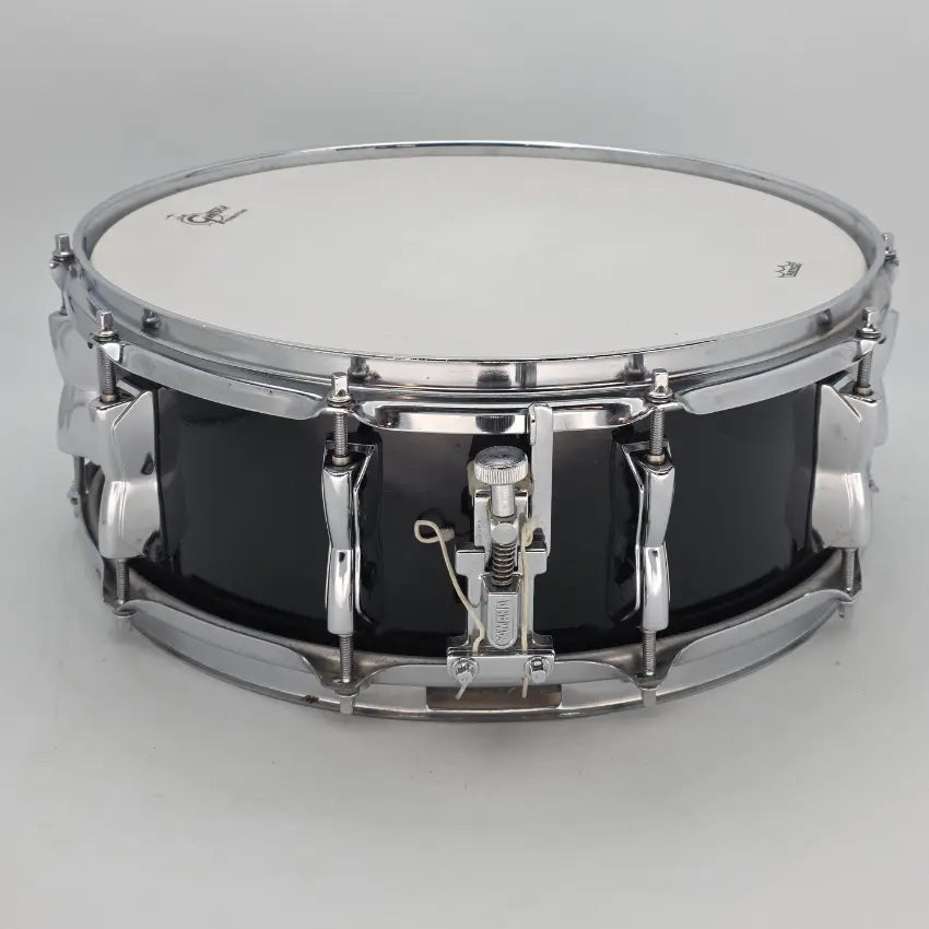 Used Yamaha Beech Custom Snare Drum 14x6 Piano Black - Good - Drum Center Of Portsmouth