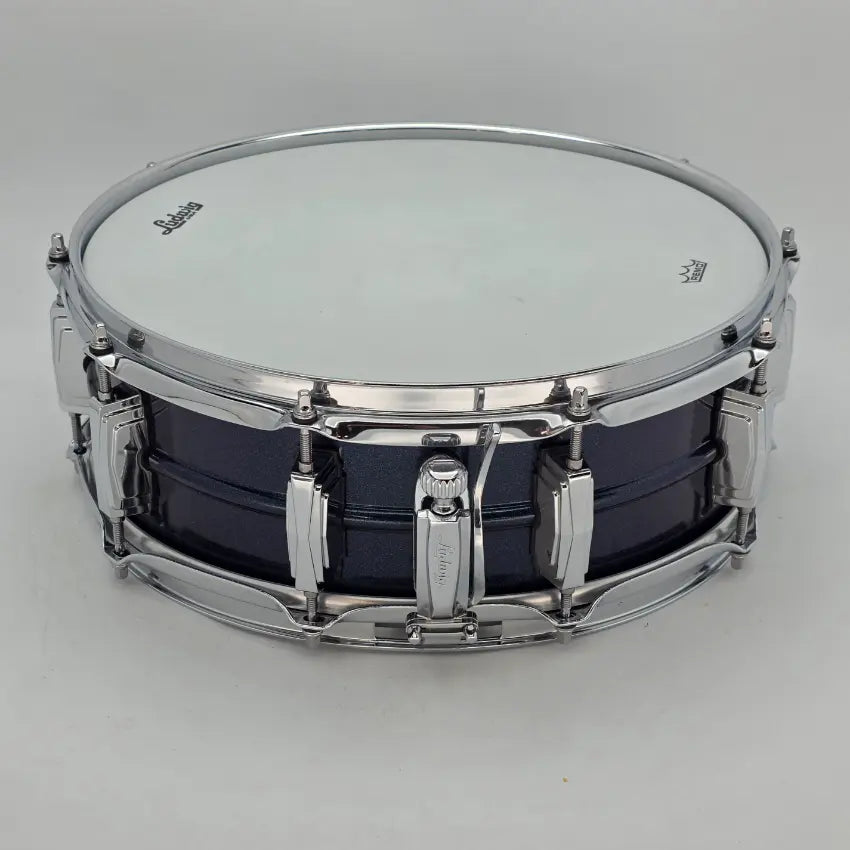 Used Ludwig Anniversary Supraphonic Snare Drum Purple Sparkle 14x6.5 - Very Good - Drum Center Of Portsmouth