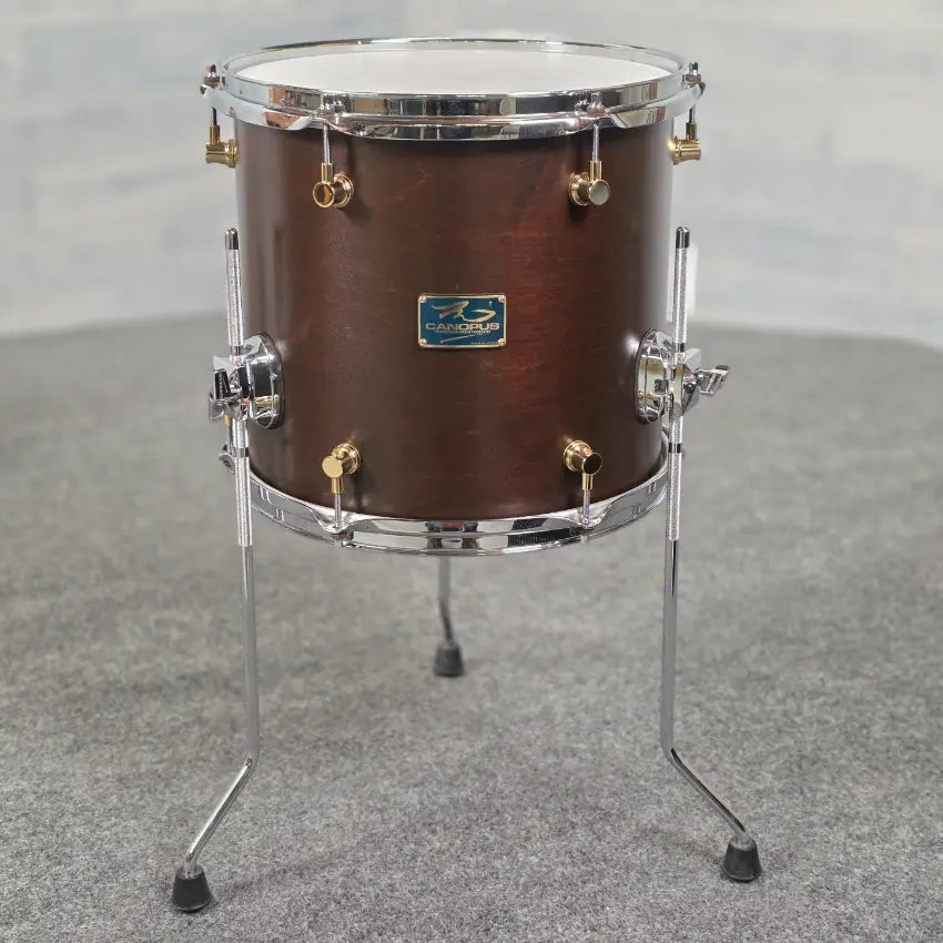 Used Canopus RFM Club 4pc Drum Set Bitter Brown Oil - Good - Drum Center Of Portsmouth