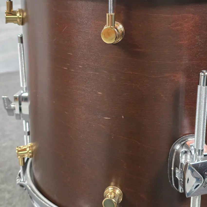 Used Canopus RFM Club 4pc Drum Set Bitter Brown Oil - Good - Drum Center Of Portsmouth