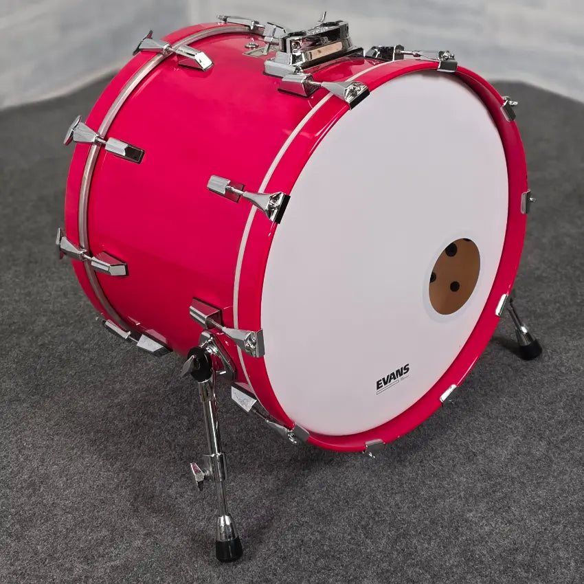 Used Pearl World Series Bass Drum 22x16 Red Gloss - Very Good - Drum Center Of Portsmouth