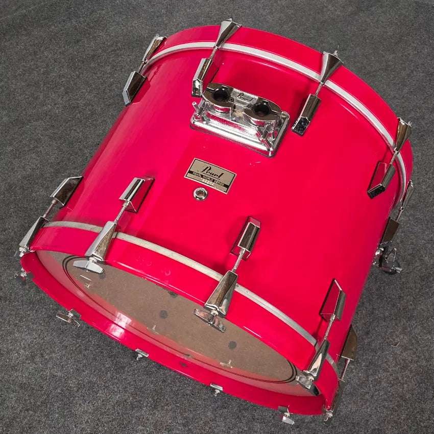 Used Pearl World Series Bass Drum 22x16 Red Gloss - Very Good - Drum Center Of Portsmouth