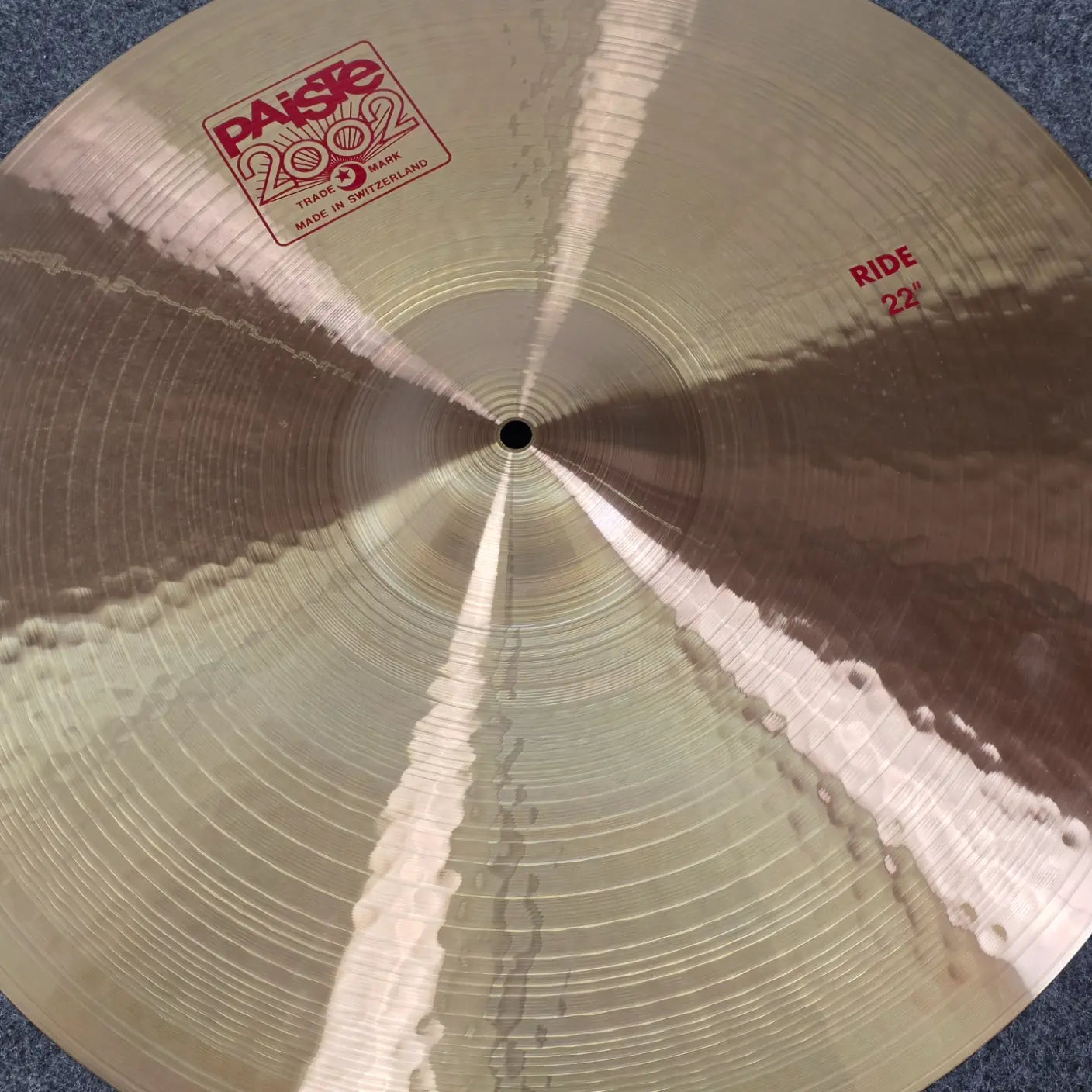 Used Paiste 2002 Ride Cymbal 22" - Very Good - Drum Center Of Portsmouth