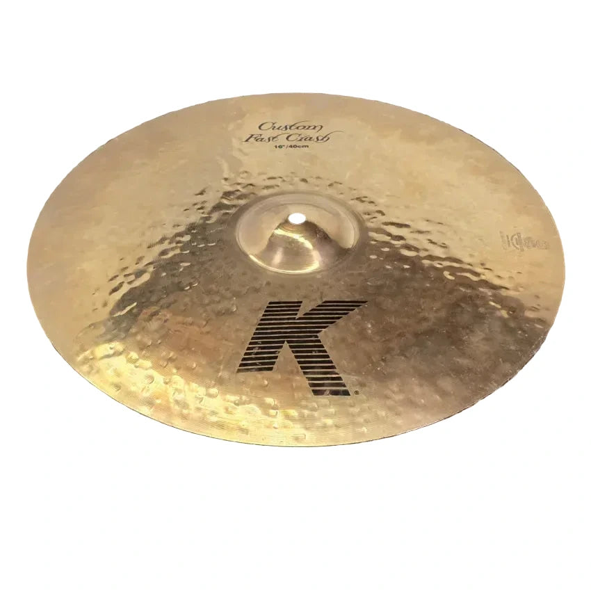 Used Zildjian K Custom Fast Crash Cymbal 16" - Good - Drum Center Of Portsmouth
