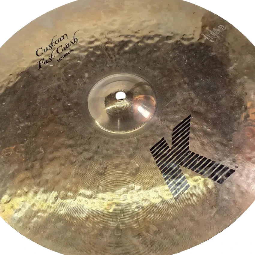 Used Zildjian K Custom Fast Crash Cymbal 16" - Good - Drum Center Of Portsmouth