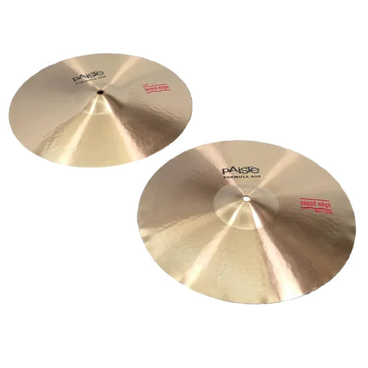 Used Paiste Formula 602 Sound Edge Hi Hats 15" - Very Good - Drum Center Of Portsmouth