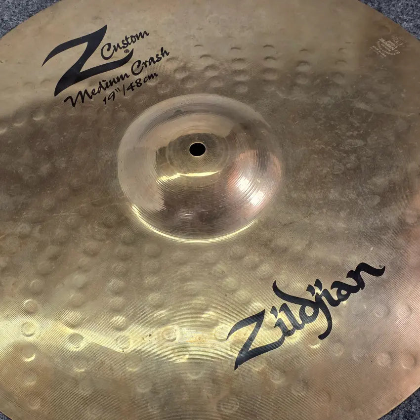Used Zildjian Z Custom Medium Crash Cymbal 19" - Good - Drum Center Of Portsmouth