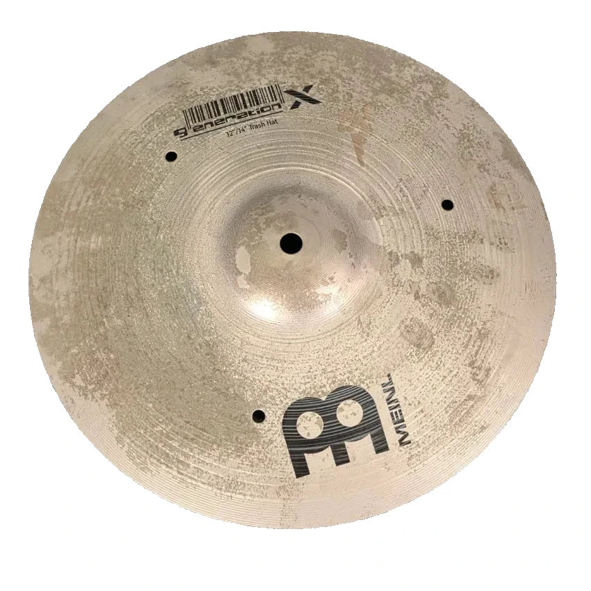 Used Meinl Generation X Trash Hats 12"/14" - Good - Drum Center Of Portsmouth