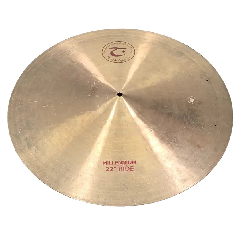 Used Turkish Millennium Ride Cymbal 22" 2310 grams - Good - Drum Center Of Portsmouth