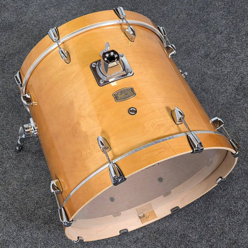 Used Yamaha Stage Custom 5pc Drum Set Natural Wood - Very Good - Drum Center Of Portsmouth