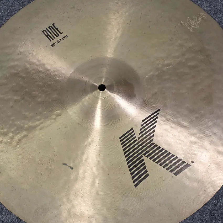 Used Zildjian K Ride Cymbal 20" - Good - Drum Center Of Portsmouth