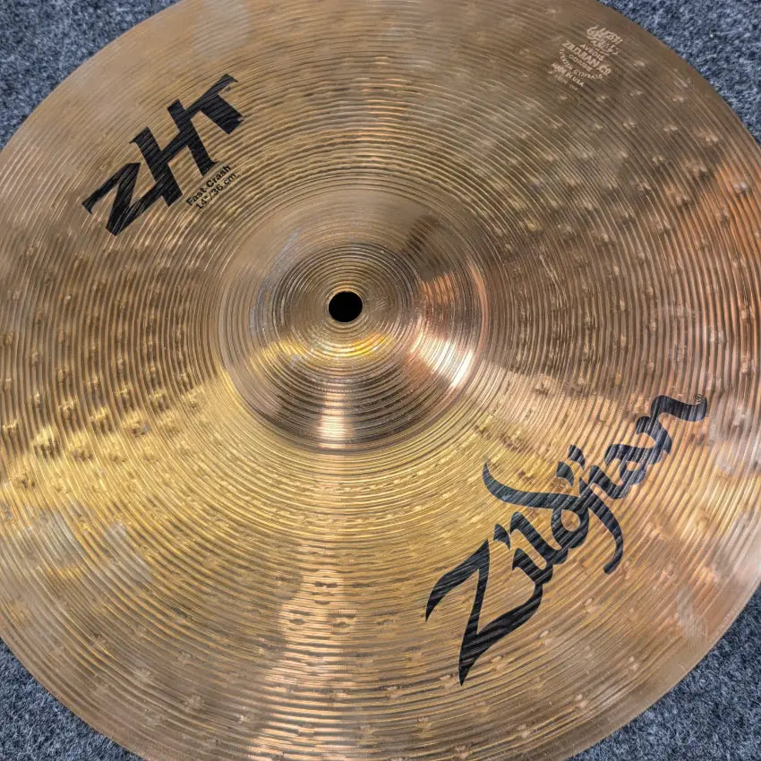 Used Zildjian ZHT Fast Crash Cymbal 14" - Fair - Drum Center Of Portsmouth