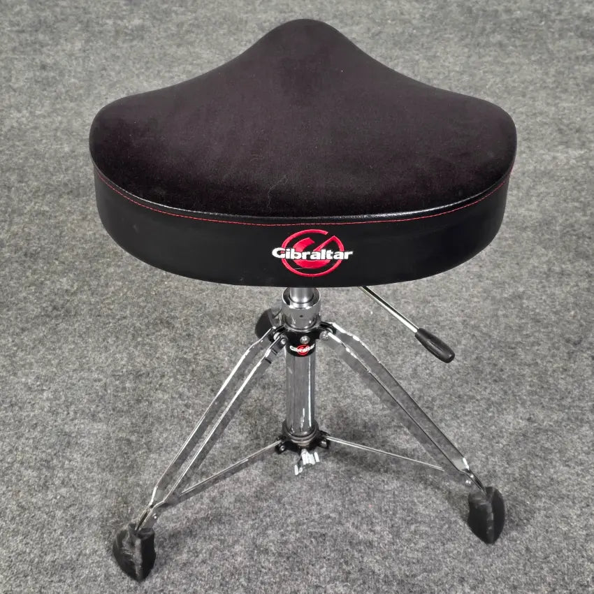 Used Gibraltar Moto Hydraulic Drum Throne - Very Good - Drum Center Of Portsmouth