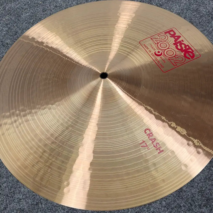 Used Paiste 2002 Crash Cymbal 17 - Very Good - Drum Center Of Portsmouth
