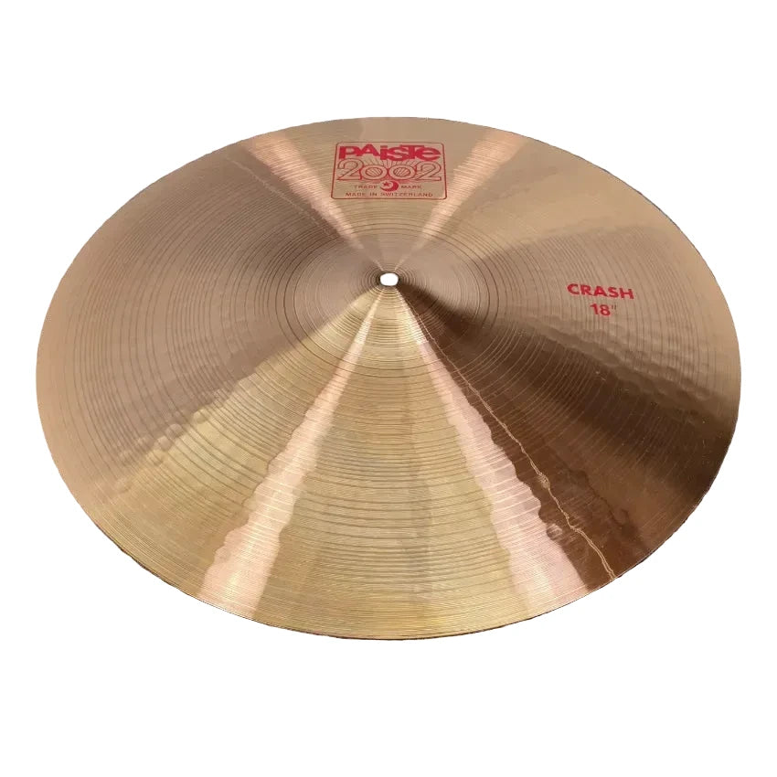 Used Paiste 2002 Crash Cymbal 18 - Very Good - Drum Center Of Portsmouth