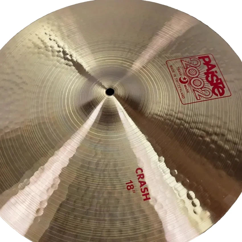 Used Paiste 2002 Crash Cymbal 18 - Very Good - Drum Center Of Portsmouth