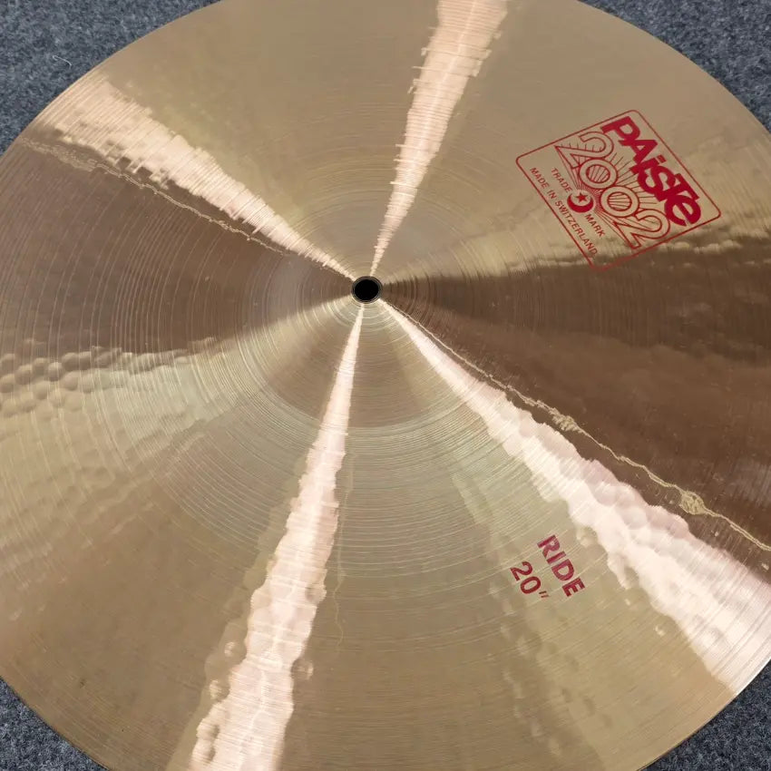 Used Paiste 2002 Ride Cymbal 20 - Very Good - Drum Center Of Portsmouth