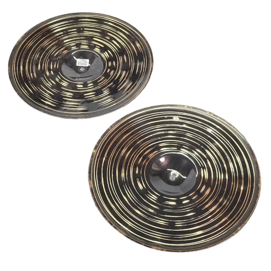 Used Meinl Classics Custom Dark Hi Hat Cymbals 14 - Good - Drum Center Of Portsmouth