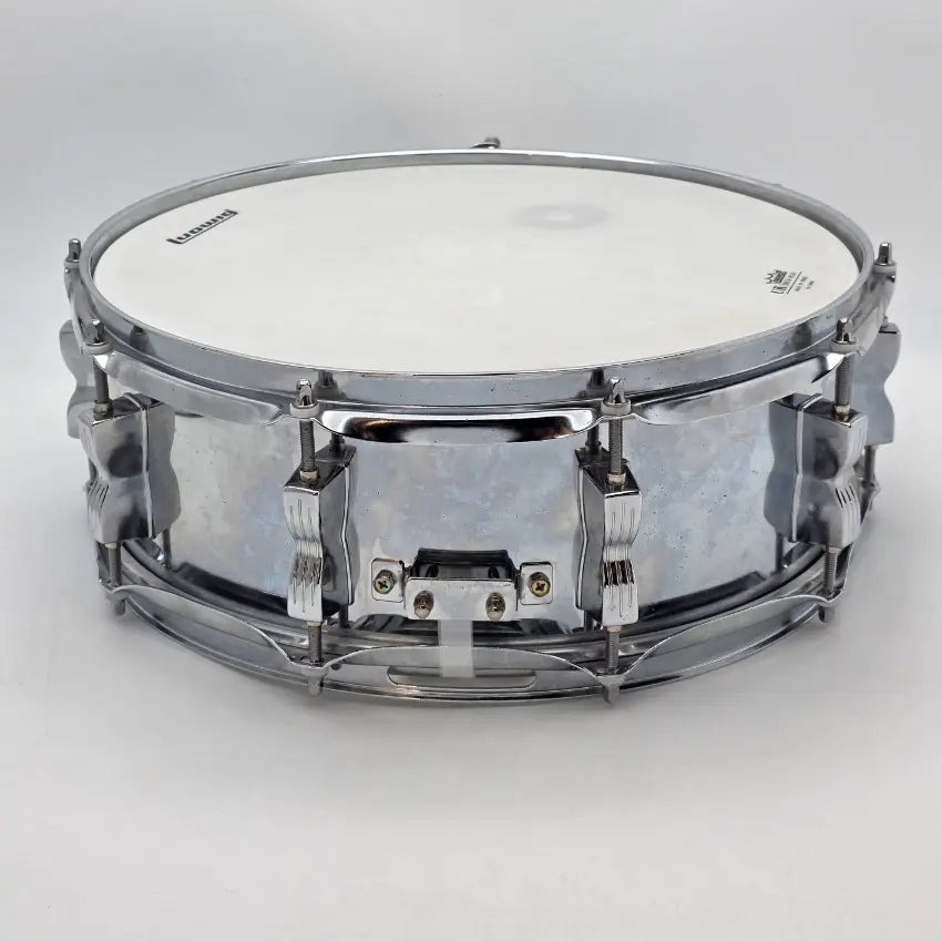 Used Ludwig Chrome Over Steel Snare Drum 14x5 - Good - Drum Center Of Portsmouth
