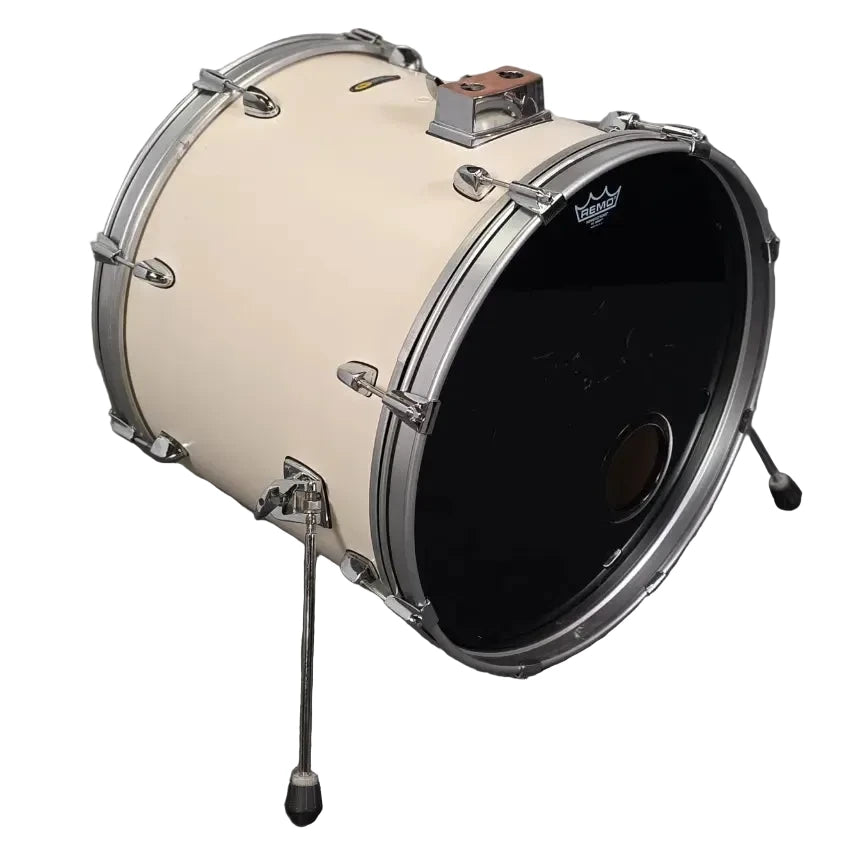 Used Sound Percussion Bass Drum 20x16 White - Good - Drum Center Of Portsmouth