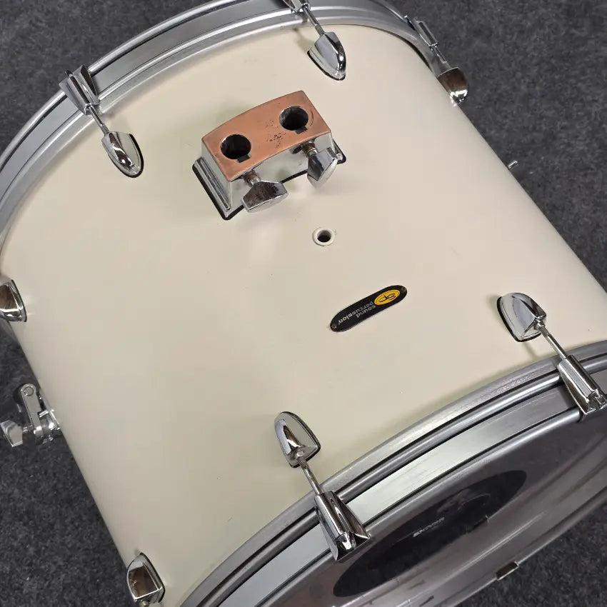 Used Sound Percussion Bass Drum 20x16 White - Good - Drum Center Of Portsmouth
