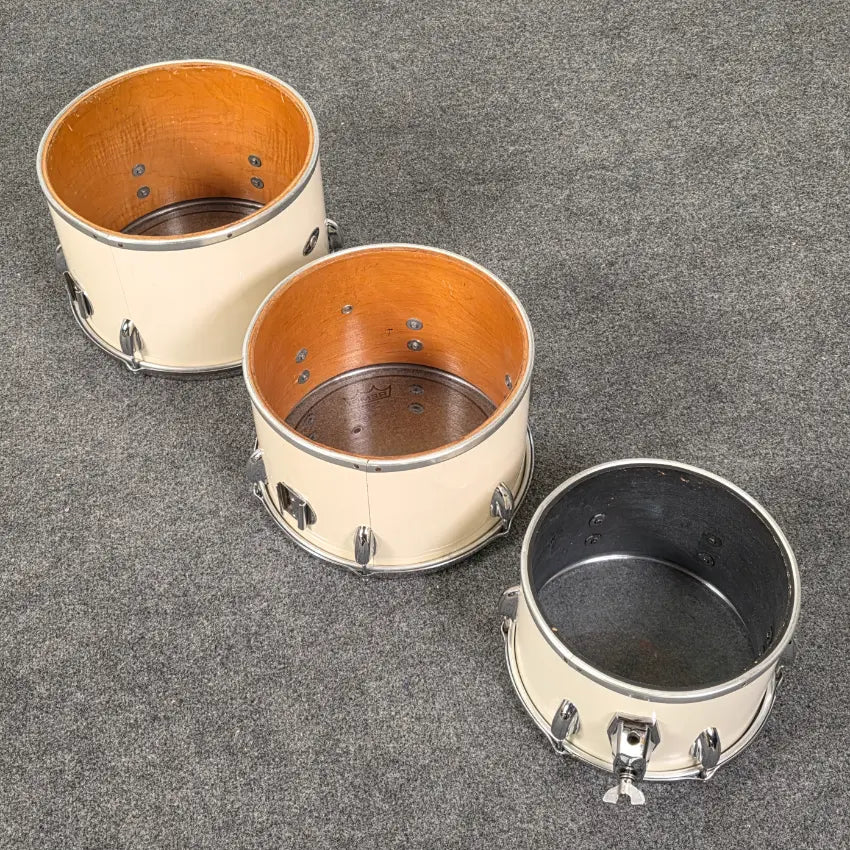 Used Slingerland Concert Tom Set 10/12/13/16 White - Very Good - Drum Center Of Portsmouth