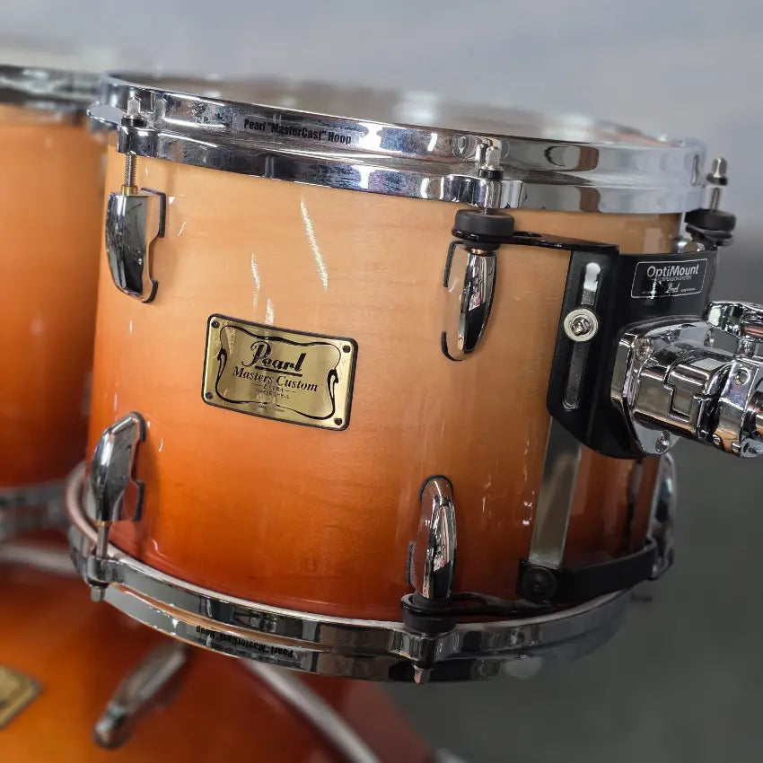 Used Pearl Masters Custom MRX 4pc Drum Set Sunrise Fade - Good - Drum Center Of Portsmouth