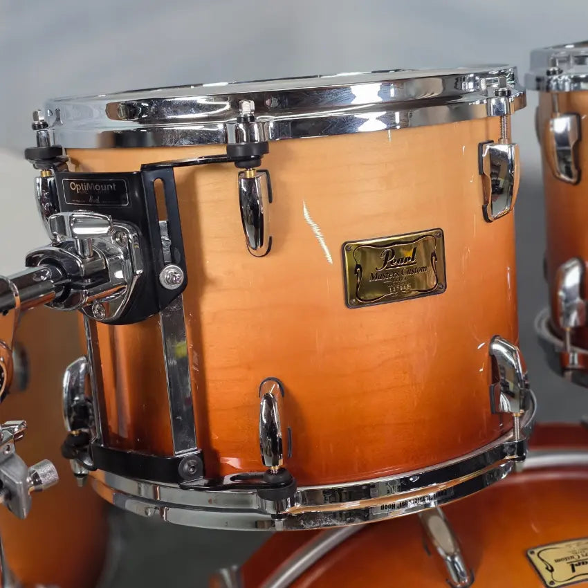 Used Pearl Masters Custom MRX 4pc Drum Set Sunrise Fade - Good - Drum Center Of Portsmouth
