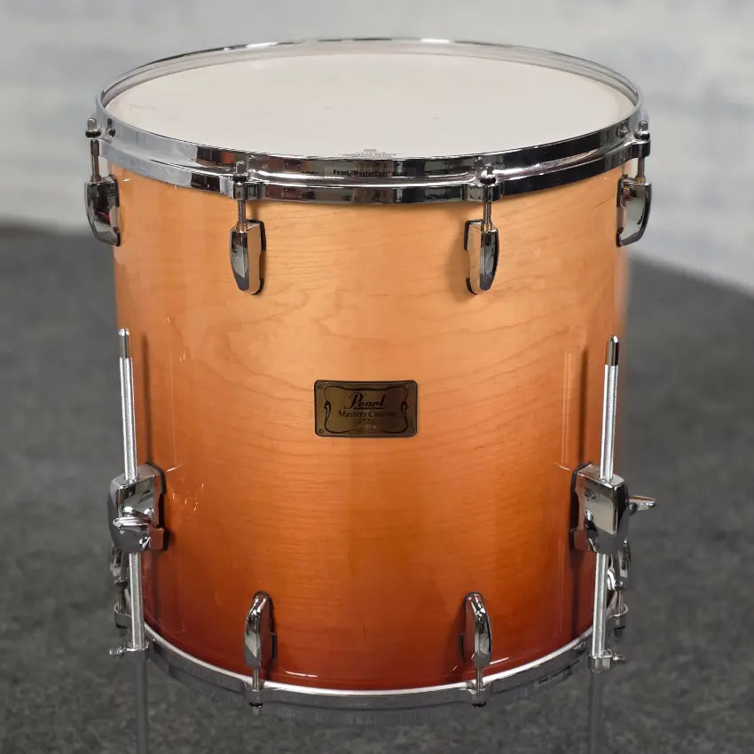 Used Pearl Masters Custom MRX 4pc Drum Set Sunrise Fade - Good - Drum Center Of Portsmouth