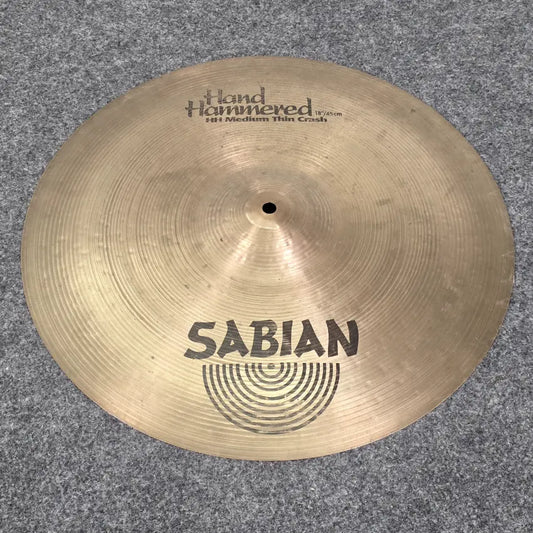 Used Sabian HH Medium Thin Crash Cymbal 18 - Good - Drum Center Of Portsmouth
