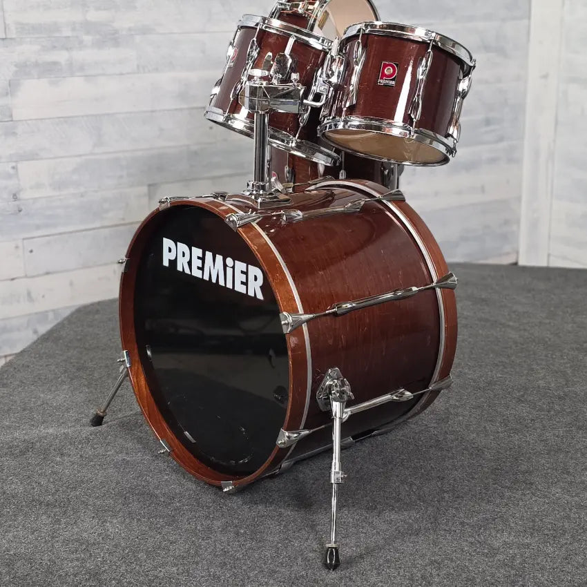Used Premier 5pc Drum Set Walnut Gloss - Good - Drum Center Of Portsmouth