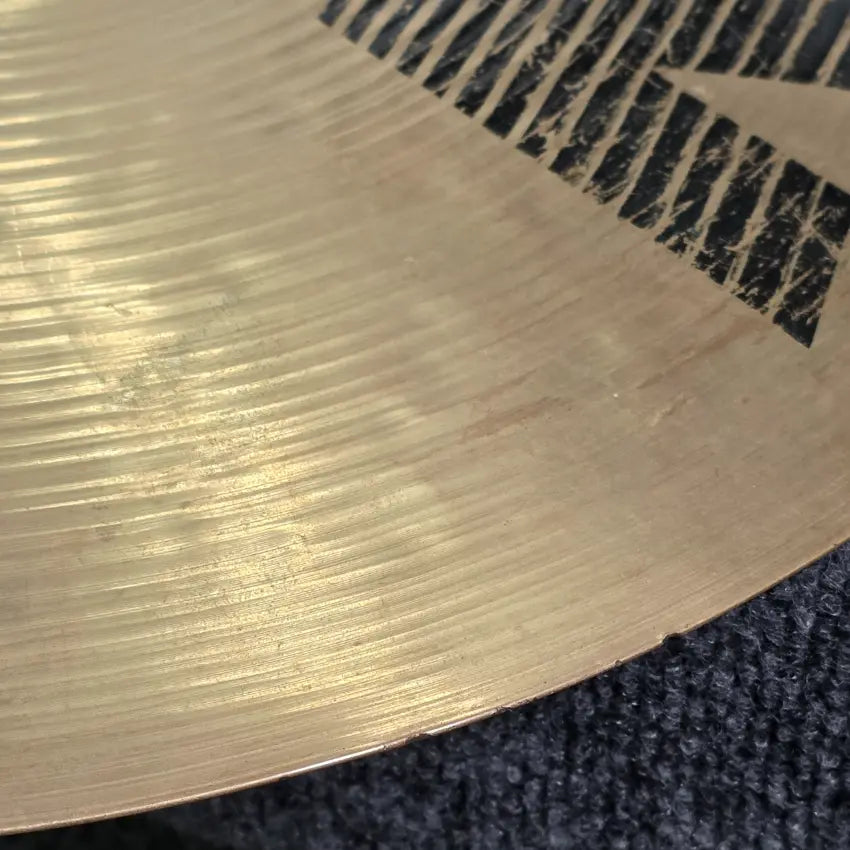 Used Zildjian K Brilliant Dark Crash Cymbal 18 - Good - Drum Center Of Portsmouth