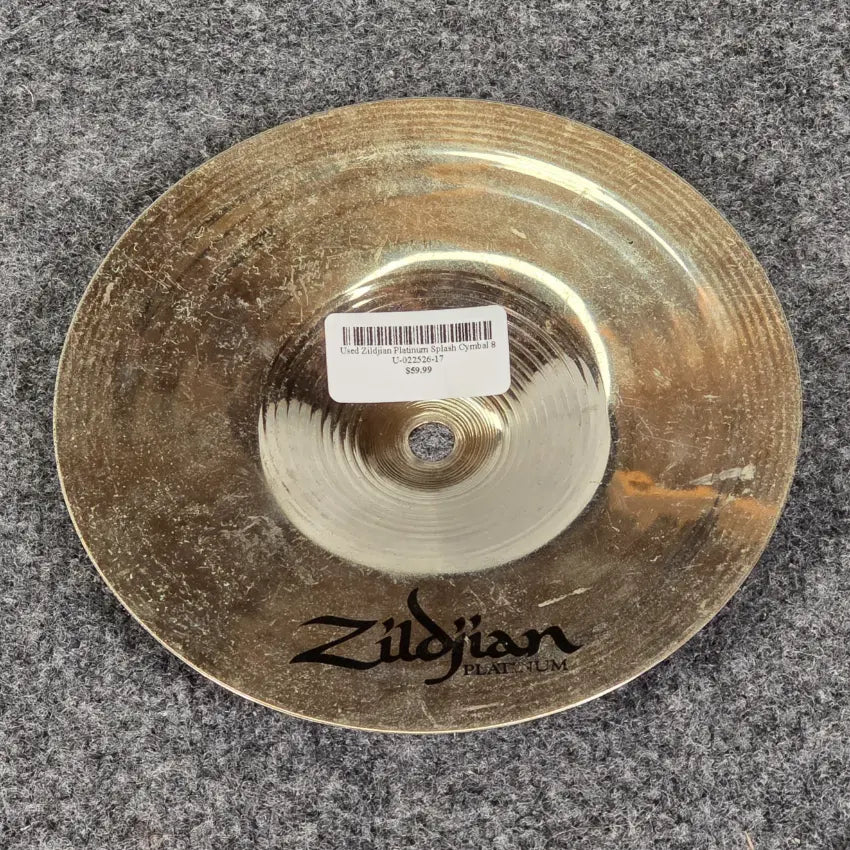 Used Zildjian Platinum Splash Cymbal 8 - Good - Drum Center Of Portsmouth