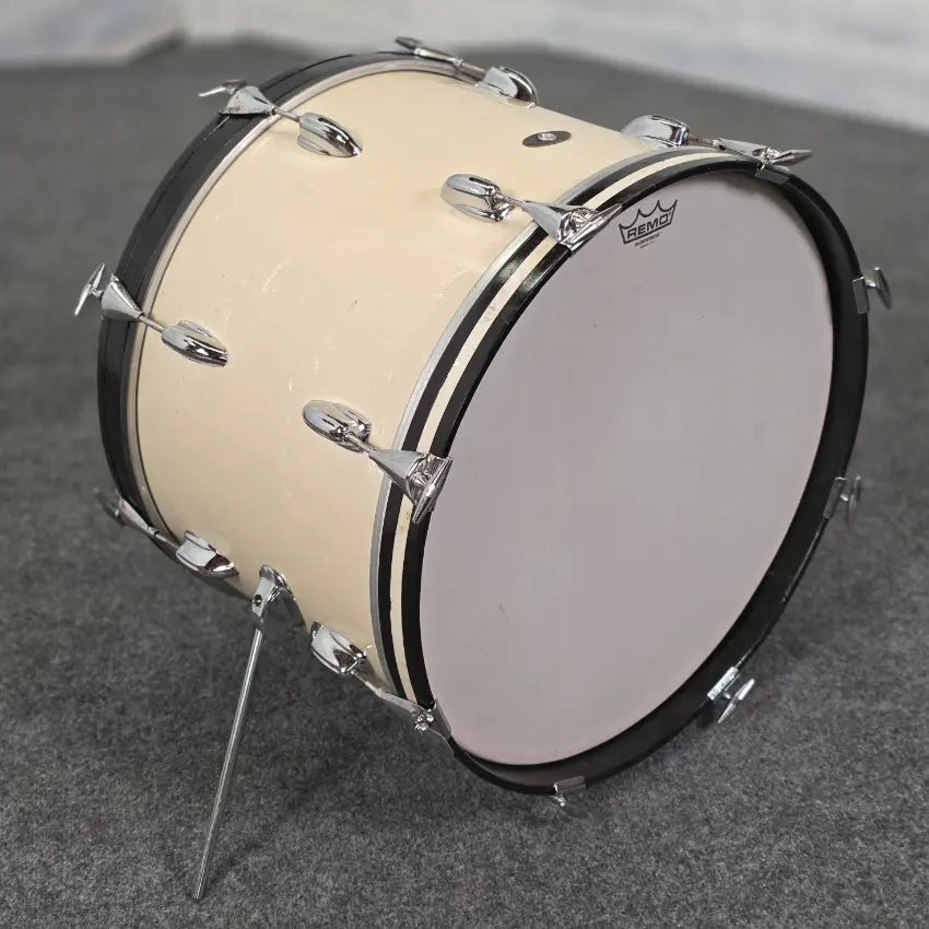 Used Vintage 60s Slingerland Bass Drum White Marine Pearl 20x14 - Good - Drum Center Of Portsmouth