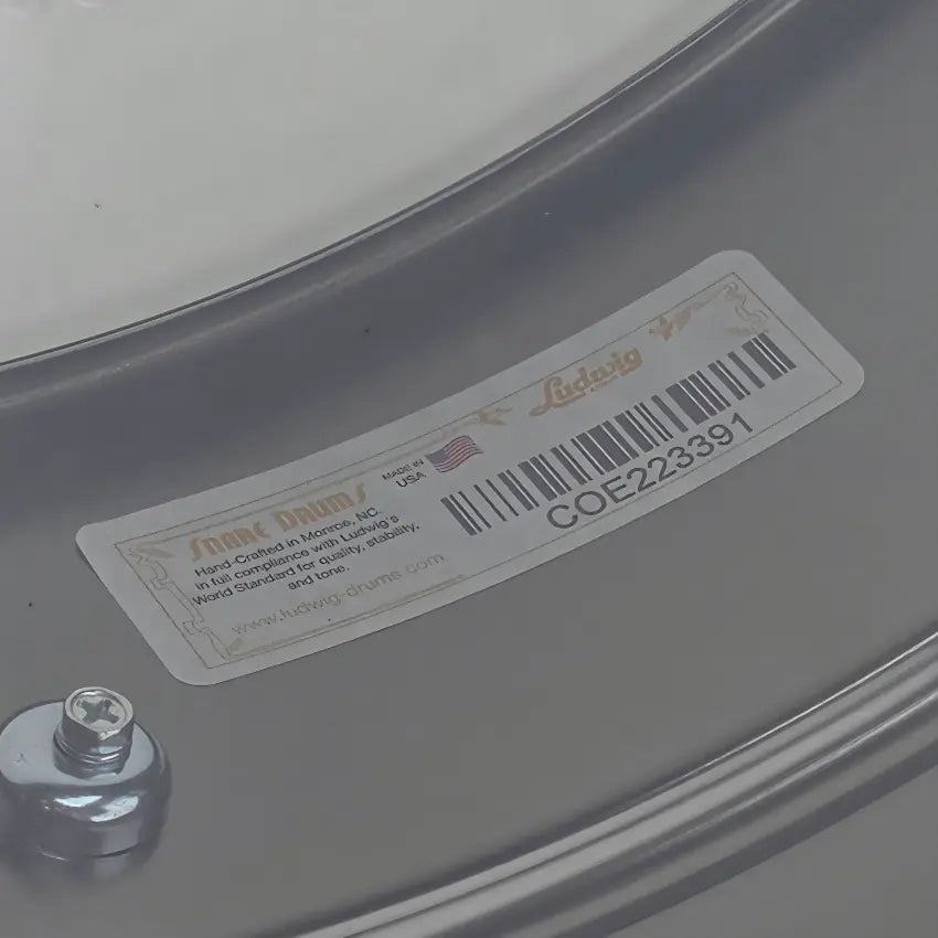 Used Ludwig Black Beauty Snare Drum 14x6.5 - Very Good - Drum Center Of Portsmouth
