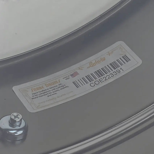 Used Ludwig Black Beauty Snare Drum 14x6.5 - Very Good - Drum Center Of Portsmouth