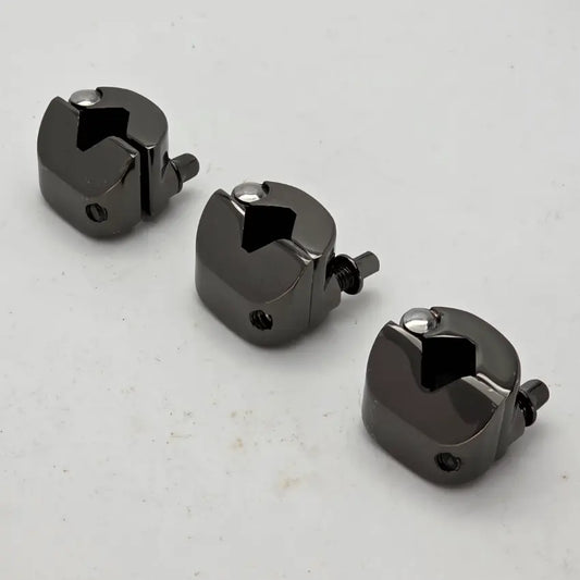 Used DW 1/2" Memory Lock for New 2012 Style TB12, Black Nickel (Set of 3) - Good - Good - Drum Center Of Portsmouth