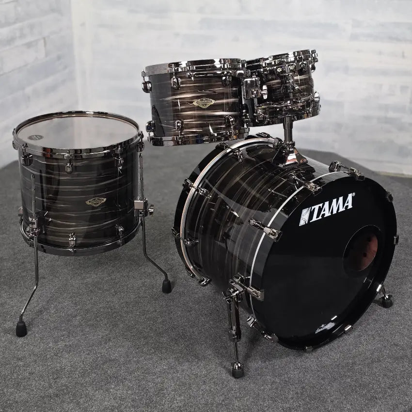 Used Tama Starclassic Walnut/Birch 4pc Drum Set Lacquered Charcoal Oyster - DCP Exclusive! - Very Good - Drum Center Of Portsmouth