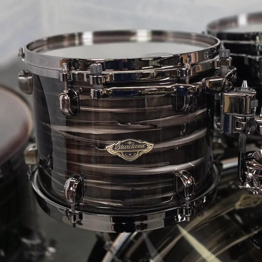 Used Tama Starclassic Walnut/Birch 4pc Drum Set Lacquered Charcoal Oyster - DCP Exclusive! - Very Good - Drum Center Of Portsmouth