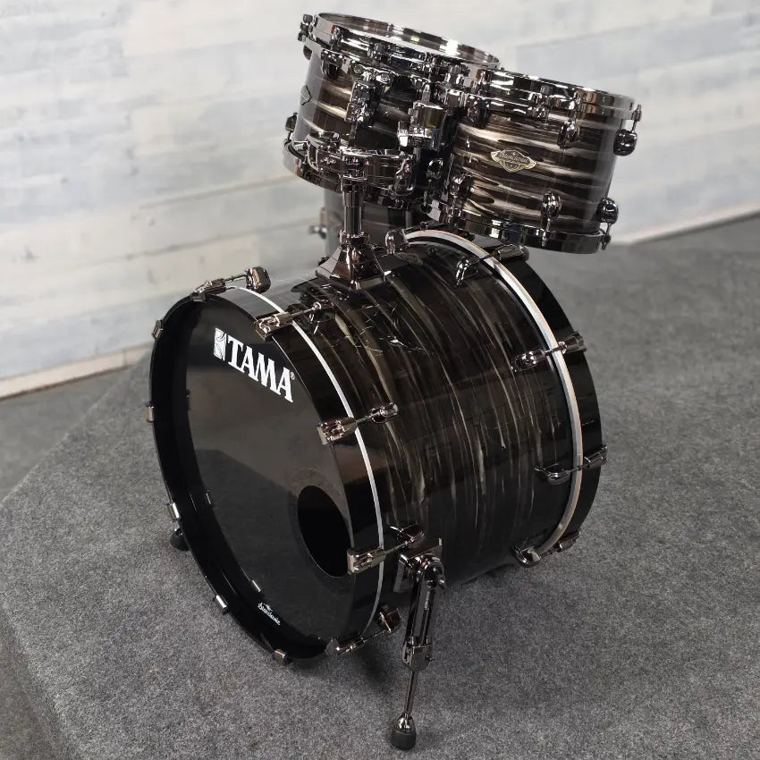 Used Tama Starclassic Walnut/Birch 4pc Drum Set Lacquered Charcoal Oyster - DCP Exclusive! - Very Good - Drum Center Of Portsmouth