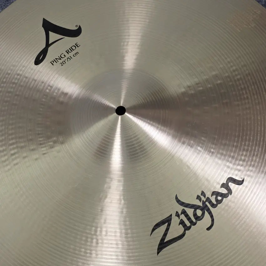 Used Zildjian A Ping Ride Cymbal 20'' - Excellent - Drum Center Of Portsmouth