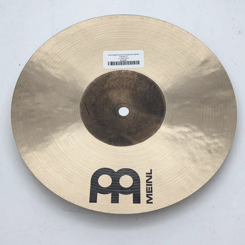 Used Meinl Byzance Polyphonic Splash Cymbal 10" - Very Good - Drum Center Of Portsmouth