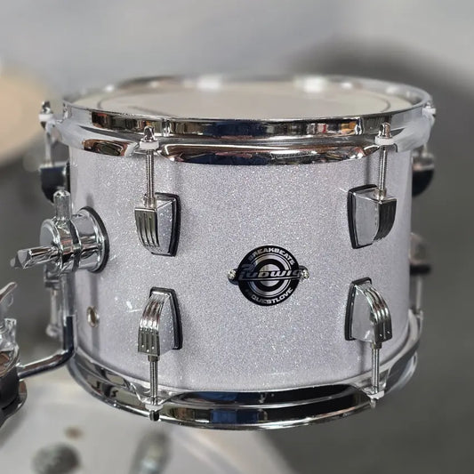 Used Ludwig Breakbeats 3pc Drum Set Silver Sparkle - Good - Drum Center Of Portsmouth