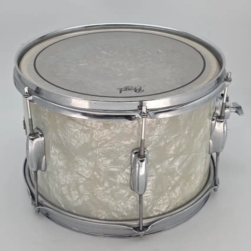 Used Vintage Slingerland Tom White Marine Pearl 12x8 - Good - Drum Center Of Portsmouth