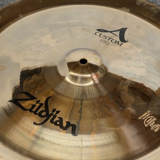 Used Zildjian A Custom China Cymbal 18" - Excellent - Drum Center Of Portsmouth