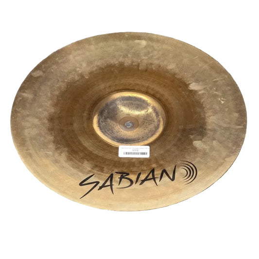 Used Sabian AAX Thin Crash Cymbal 16" Brilliant - Very Good - Drum Center Of Portsmouth