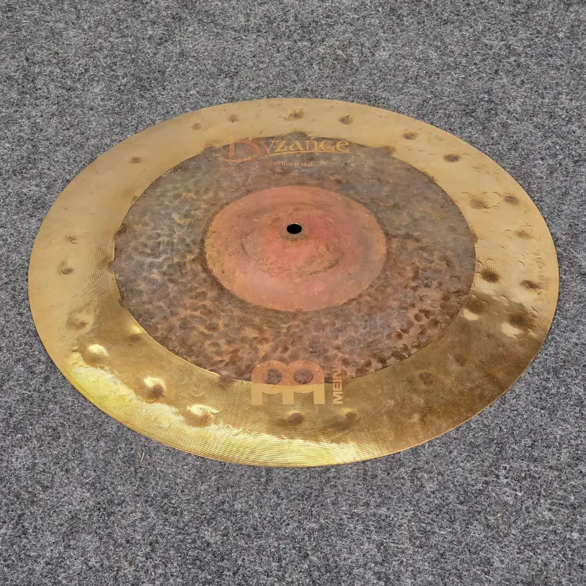 Used Meinl Byzance Dual Crash Cymbal 18" - Good - Drum Center Of Portsmouth