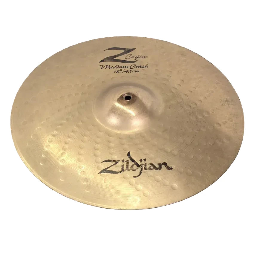 Used Zildjian Z Custom Medium Crash Cymbal 18" - Fair - Drum Center Of Portsmouth