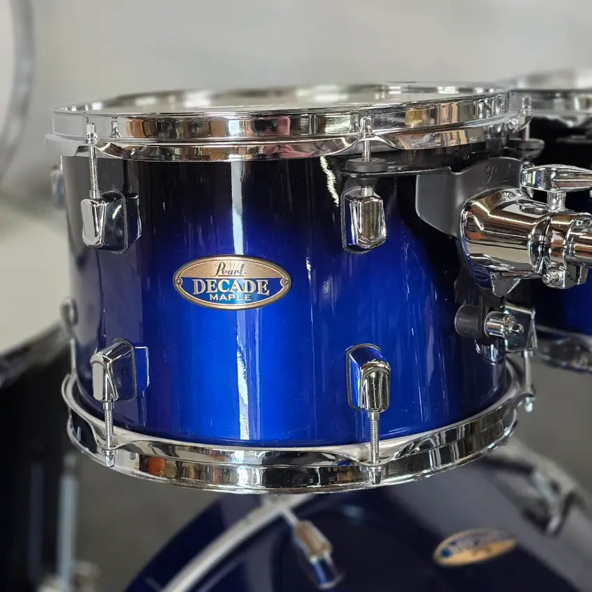Used Pearl Decade Maple 5pc Drum Set Kobalt Blue - Very Good - Drum Center Of Portsmouth